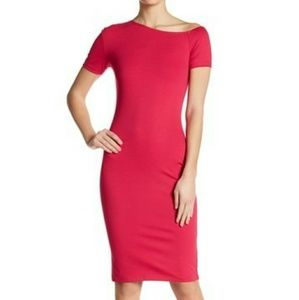 Love...ady Pink Sheath Bodycon Dress *NWT*